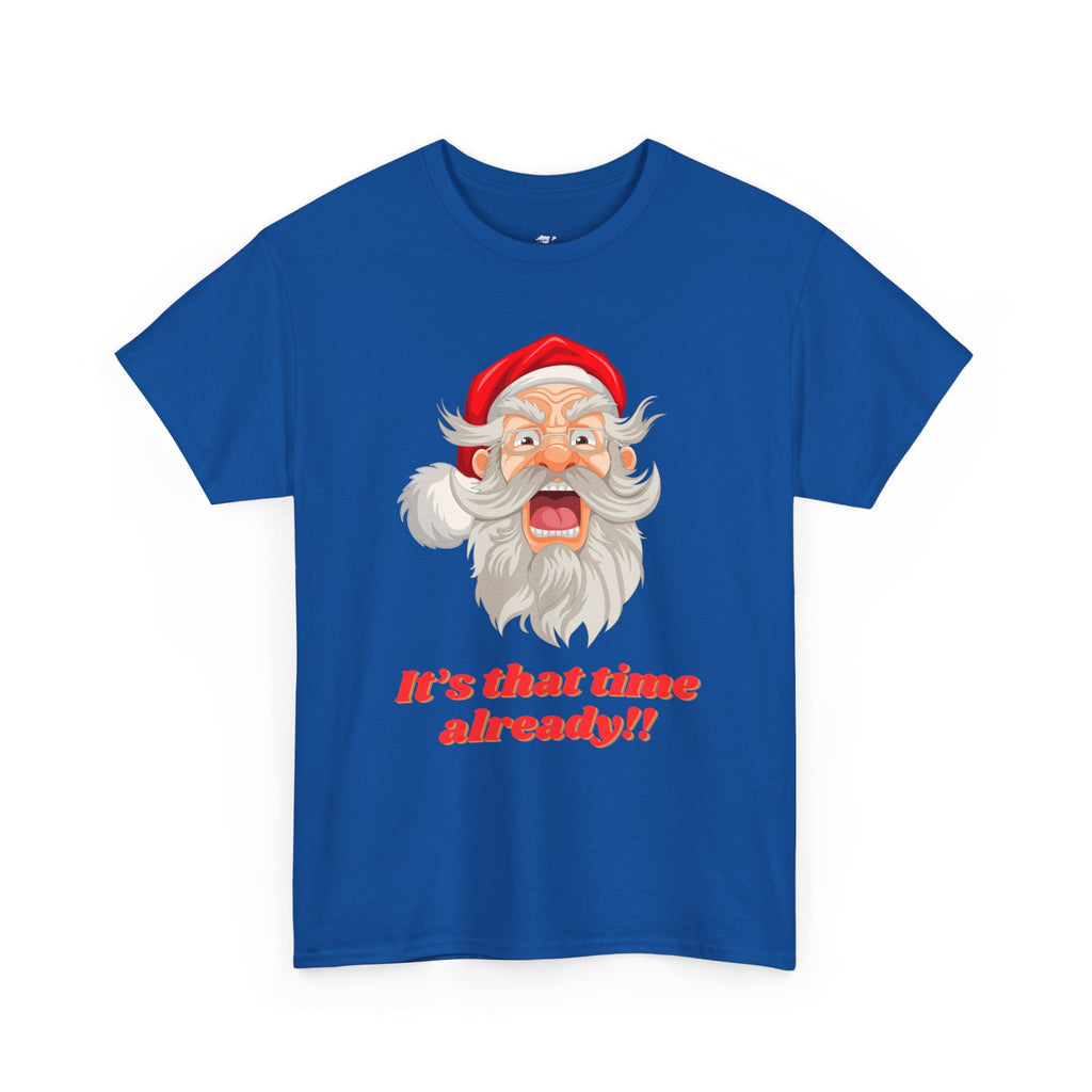 Christmas Cheer Unisex Heavy Cotton Tee, Holiday Tee, Santa Shirt, Funny Christmas Gift, Seasonal Apparel, Festive Outfit