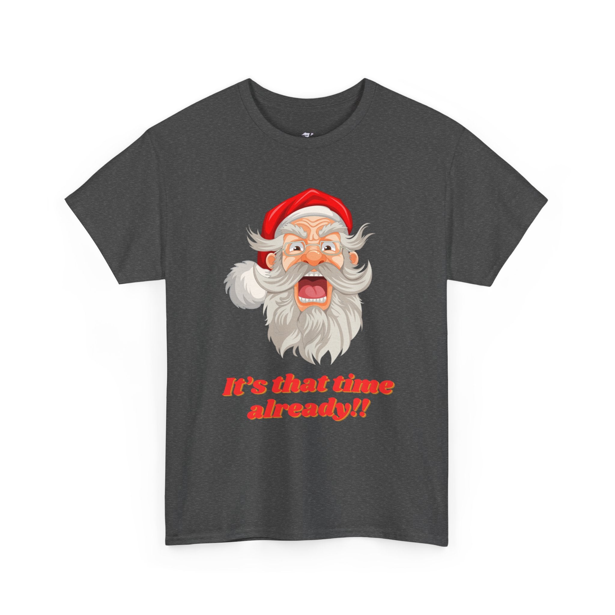 Christmas Cheer Unisex Heavy Cotton Tee, Holiday Tee, Santa Shirt, Funny Christmas Gift, Seasonal Apparel, Festive Outfit