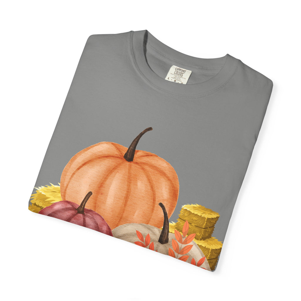 Octoberfest Fall Halloween Thanksgiving Unisex Garment-Dyed T-shirt, Oktoberfest Tee, Autumn Shirt, Spooky Season Top, Turkey Day Apparel,
