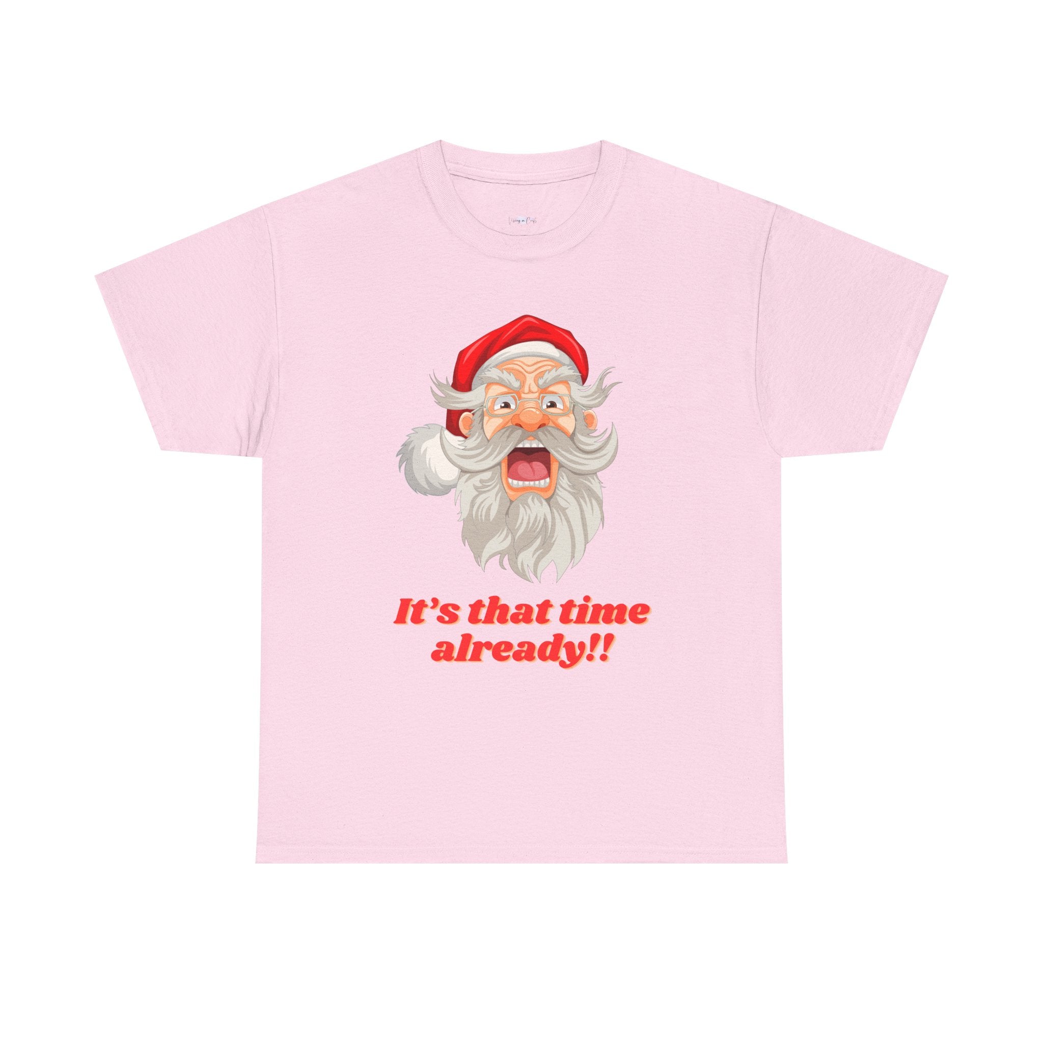 Christmas Cheer Unisex Heavy Cotton Tee, Holiday Tee, Santa Shirt, Funny Christmas Gift, Seasonal Apparel, Festive Outfit