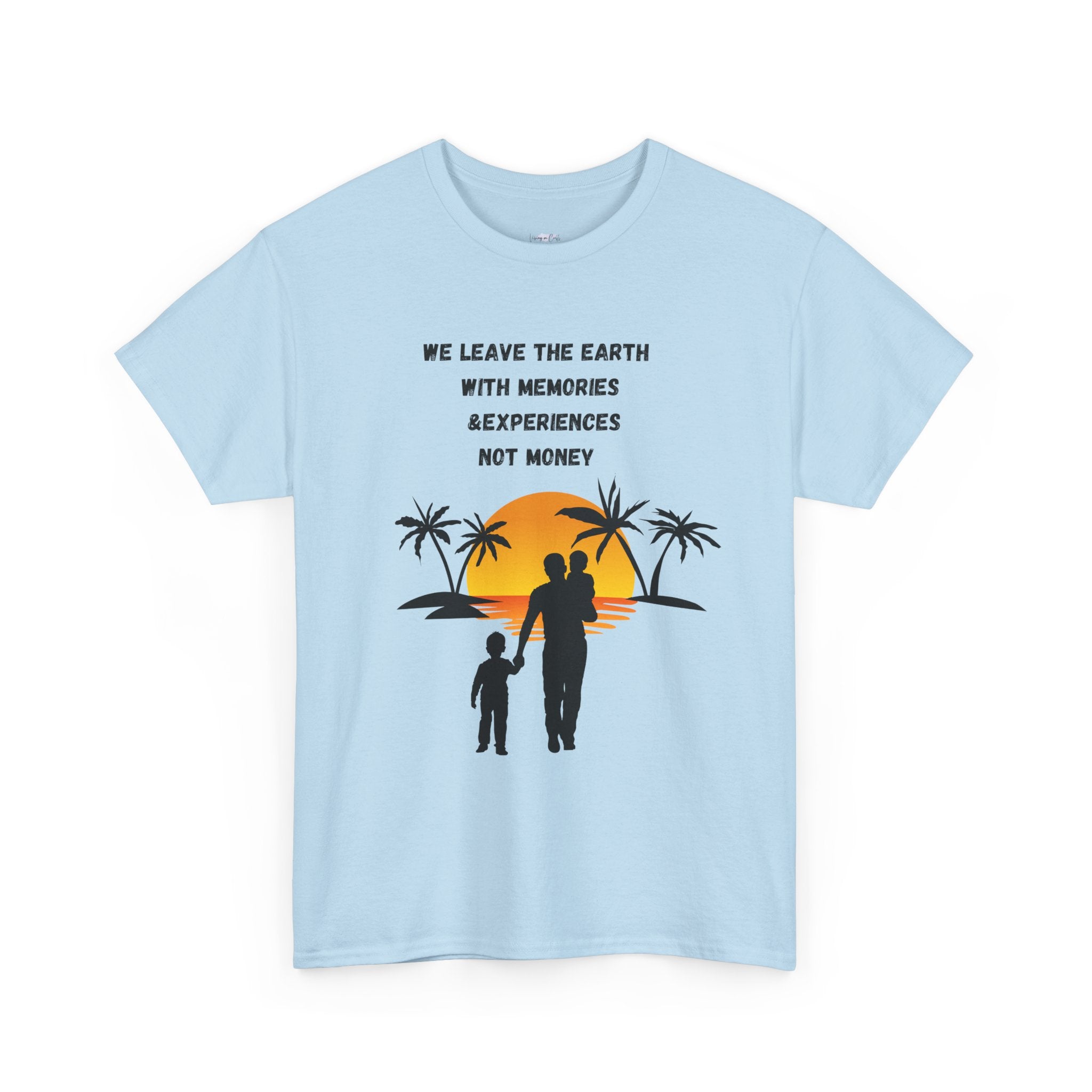 Memories Over Money Tee, Family Vacation Shirt, Inspirational Graphic T-Shirt, Unisex Travel Tee, Gifts for Parents, Beach Shirt